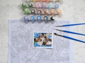 Paint By Numbers Kit Includes